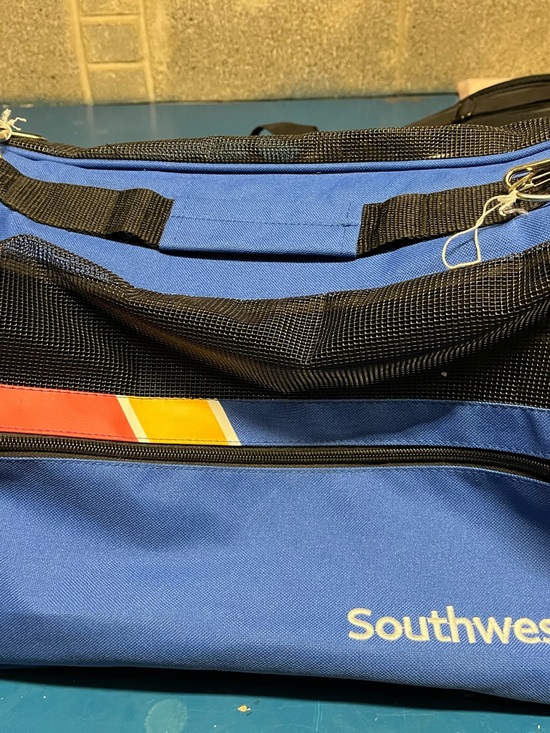 Southwest Other - Southwest Blue Pet Travel Carrier - Blue with Black Accents